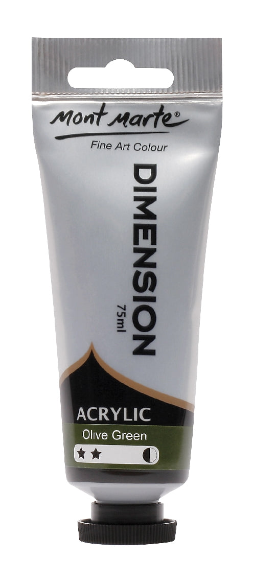 M.M. Dimension Acrylic 75mls - Titanium White