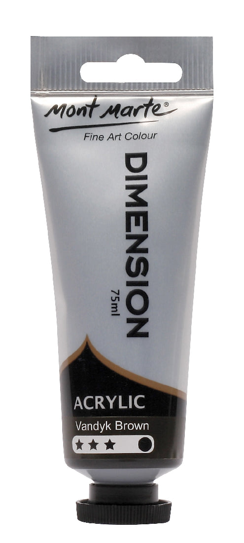 M.M. Dimension Acrylic 75mls - Titanium White