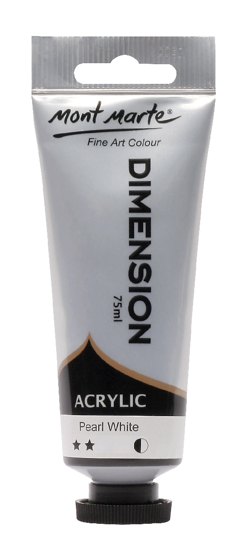 M.M. Dimension Acrylic 75mls - Titanium White