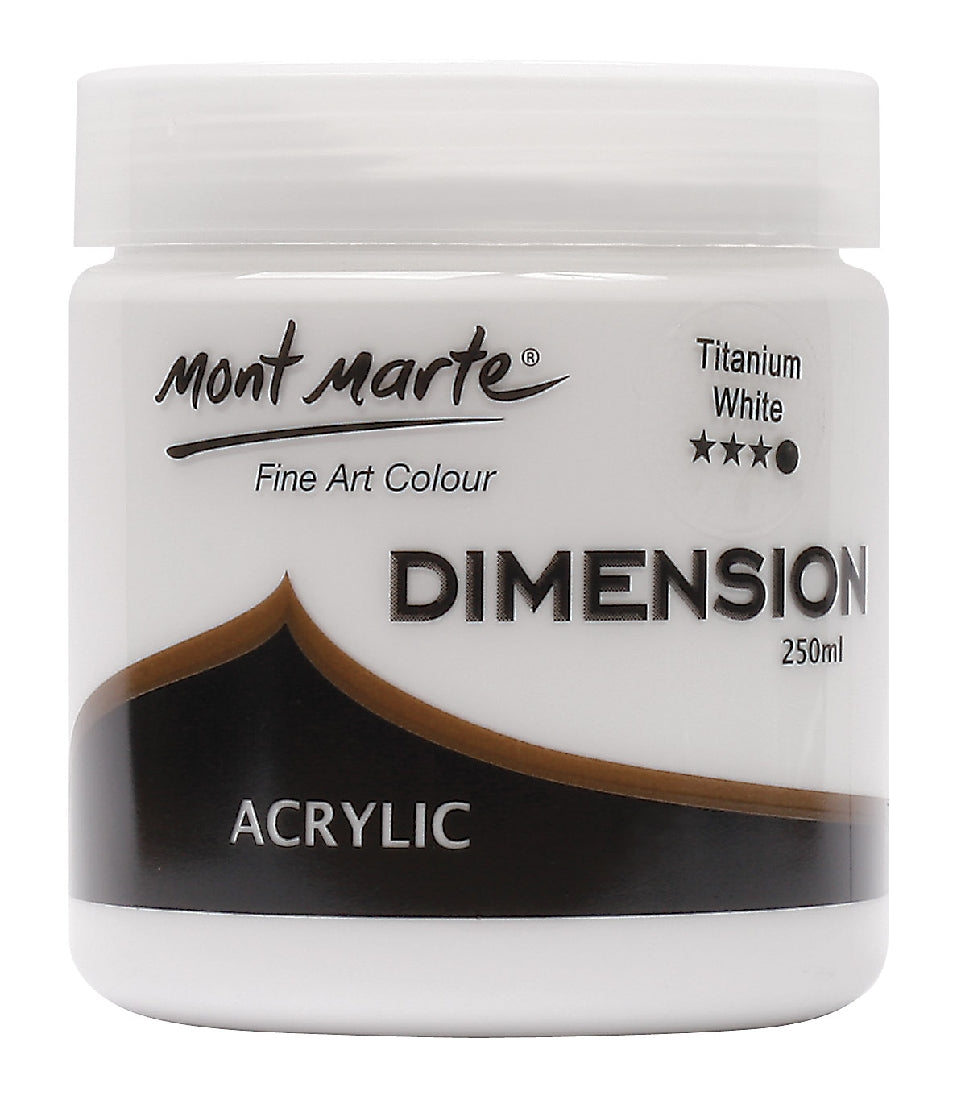 M.M. Dimension Acrylic 75mls - Titanium White