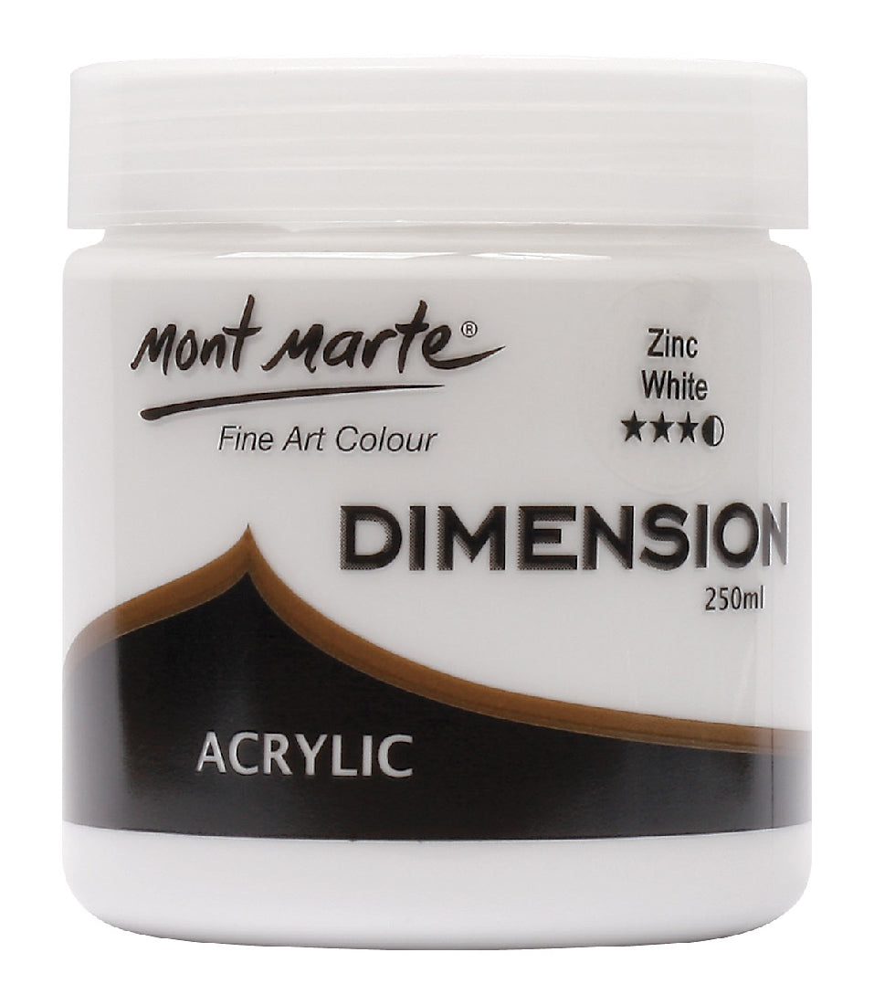 M.M. Dimension Acrylic 75mls - Titanium White