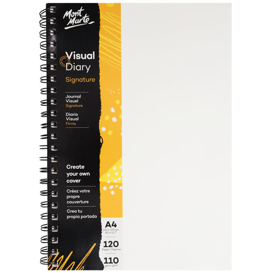 M.M. Visual Diary Paper Cover 120pge 110gsm A4