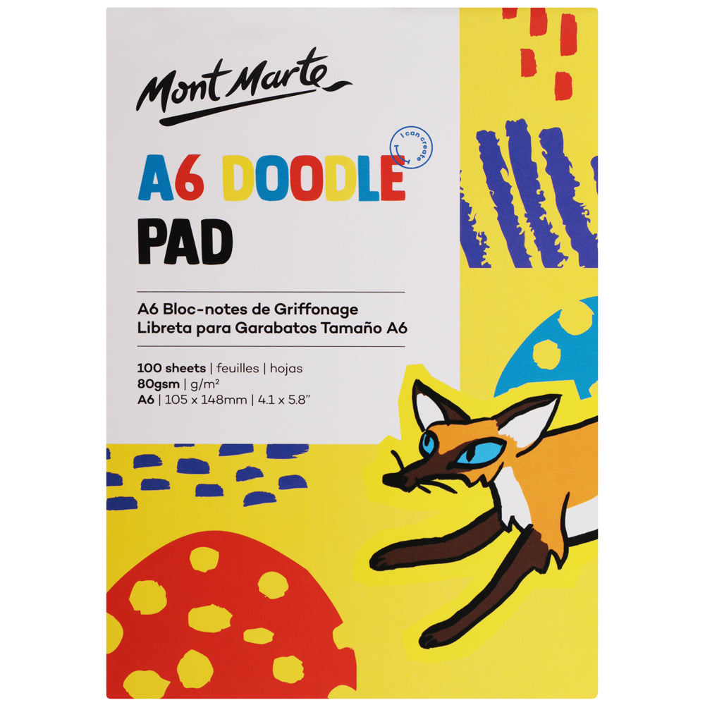 M.M. Kids Doodle Pad A6 100 Sheet