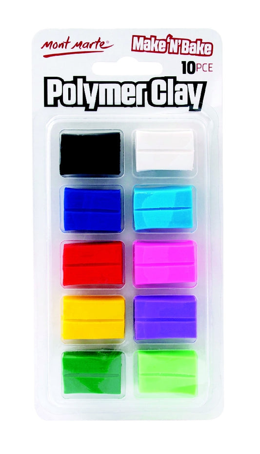 M.M. Polymer Clay 10pce Asstd