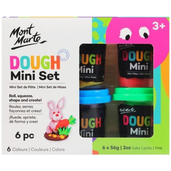 M.M. Kids Dough Mini Set 6pce X 60g