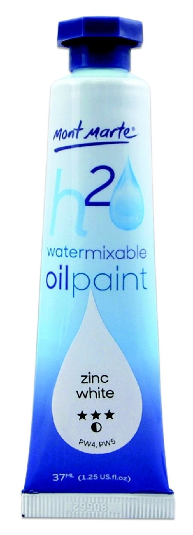M.M. Water Mixable Oil Paint 37ml - Titanium White