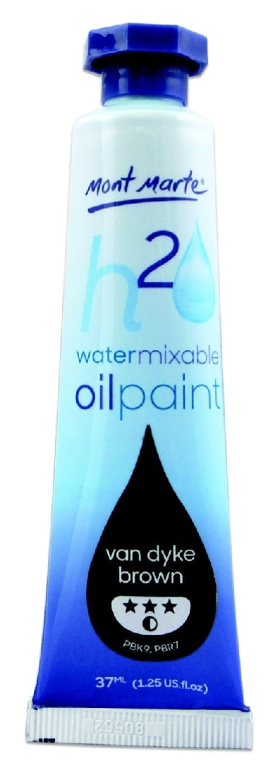 M.M. Water Mixable Oil Paint 37ml - Titanium White