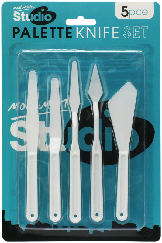 M.M. Plastic Palette Knife Set 5pc