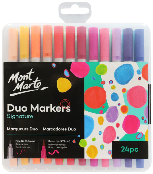 M.M. Adult Duo Markers 24pces