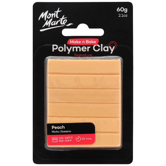 M.M. Polymer Clay 60g Peach