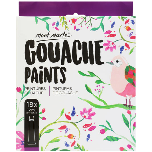 M.M. Gouache Paint Set 18pc x 12ml