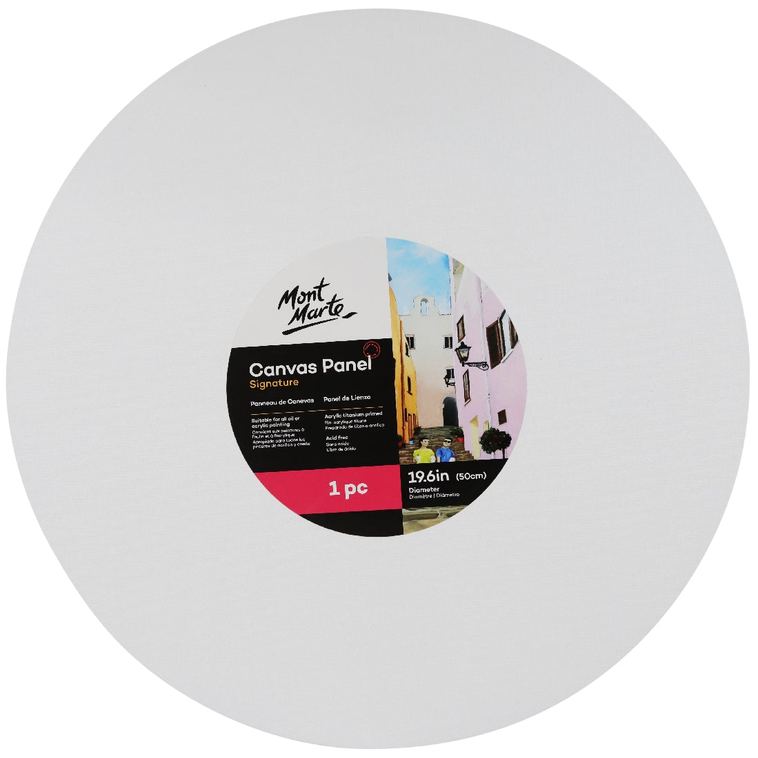 M.M. Canvas Panel 50cm Round