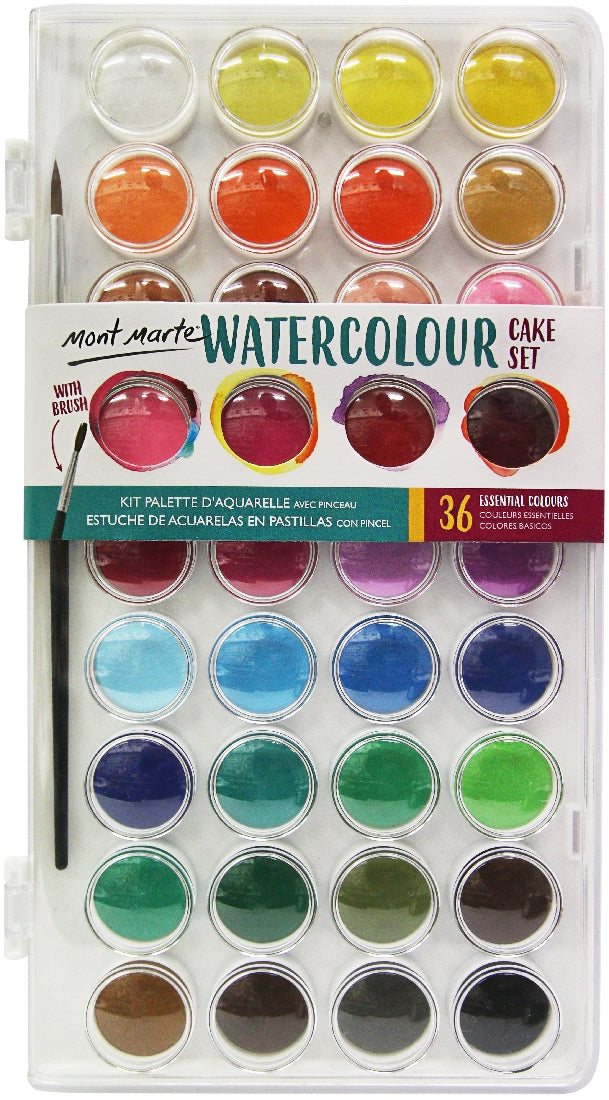 M.M. Watercolour Cake Set 36pce