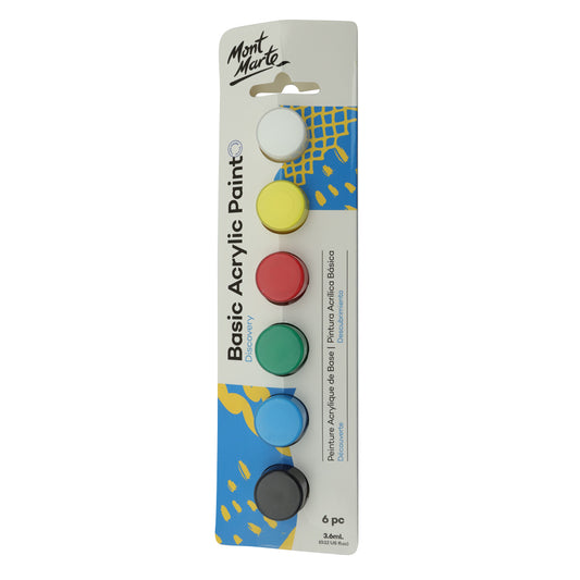 M.M. Basic Paints 6pc X 3.6ml