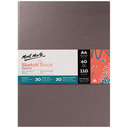 M.M. Sketch Block Hard Cover A4 60 Sheets