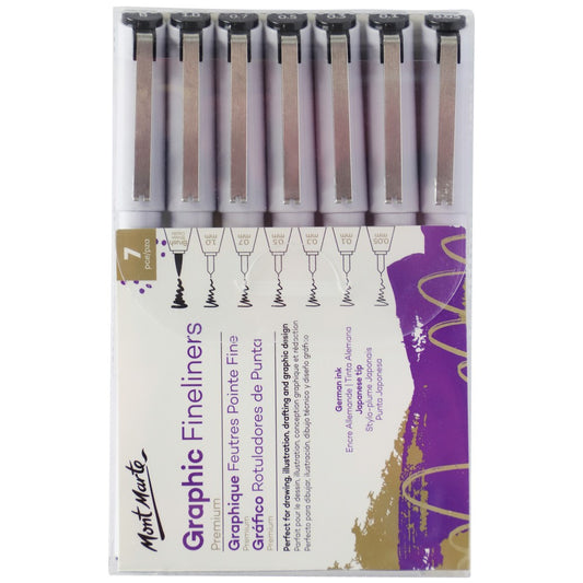 M.M. Graphic Fineliners Set 7pc