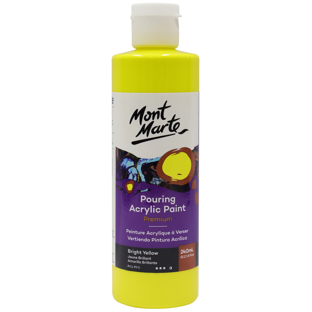 M.M. Pouring Acrylic 240ml - Titanium White