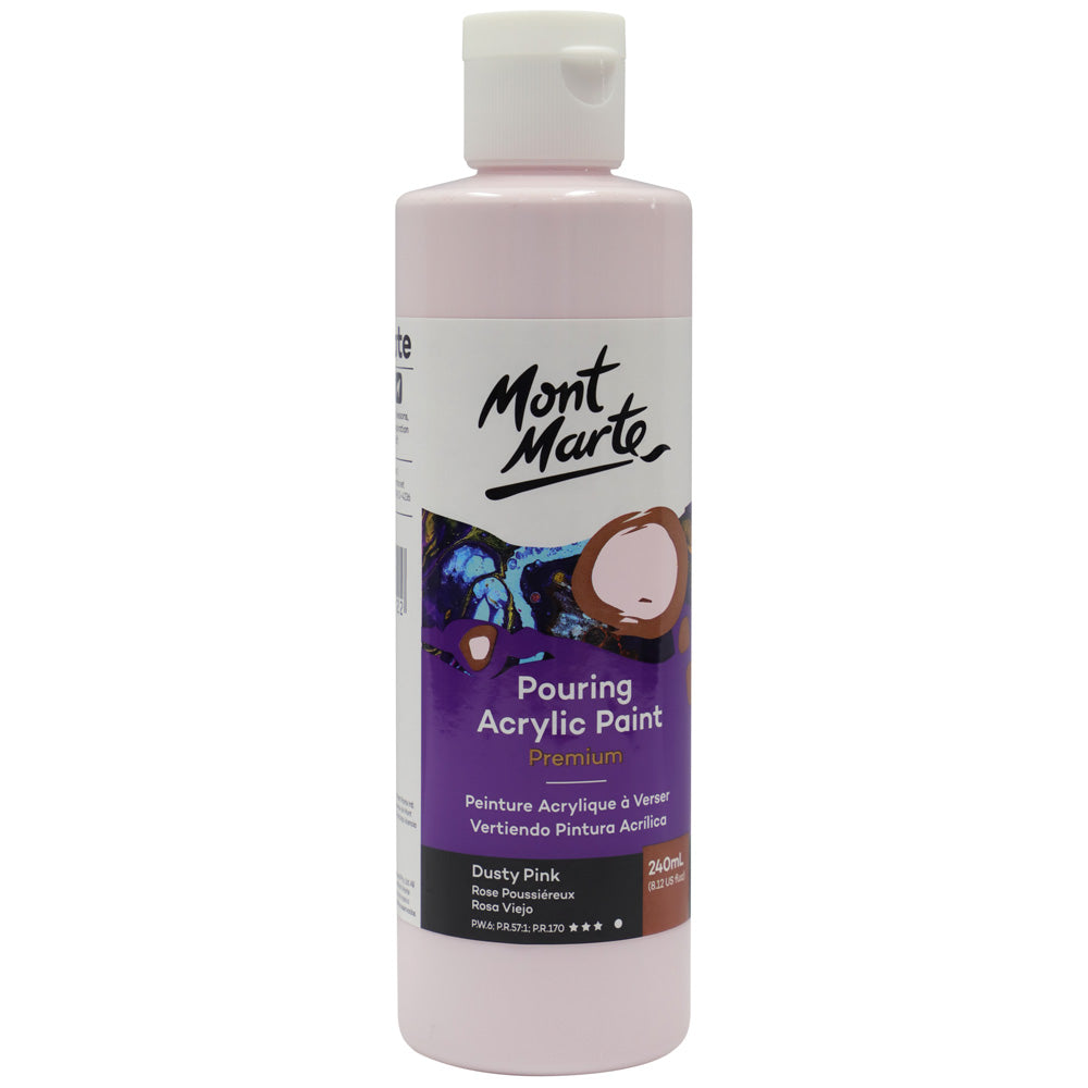M.M. Pouring Acrylic 240ml - Titanium White
