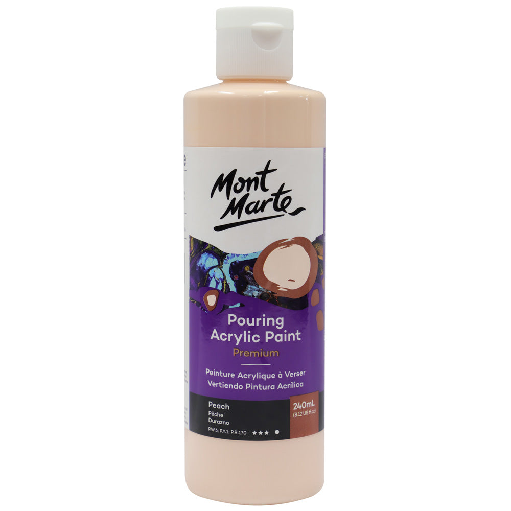 M.M. Pouring Acrylic 240ml - Titanium White