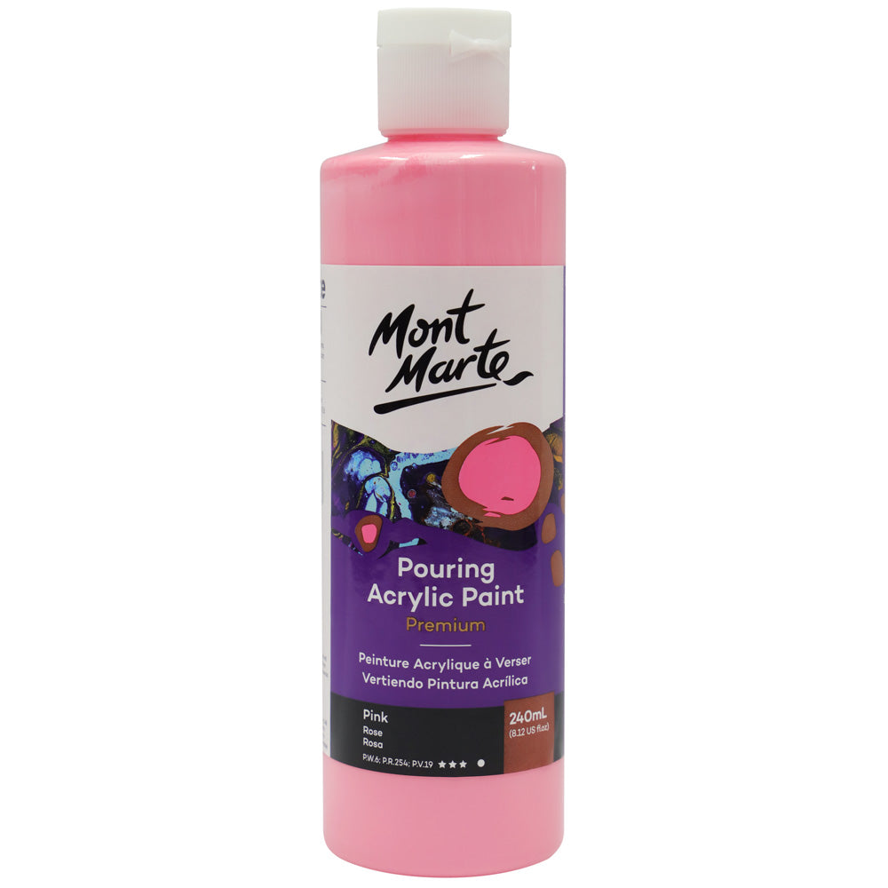 M.M. Pouring Acrylic 240ml - Titanium White