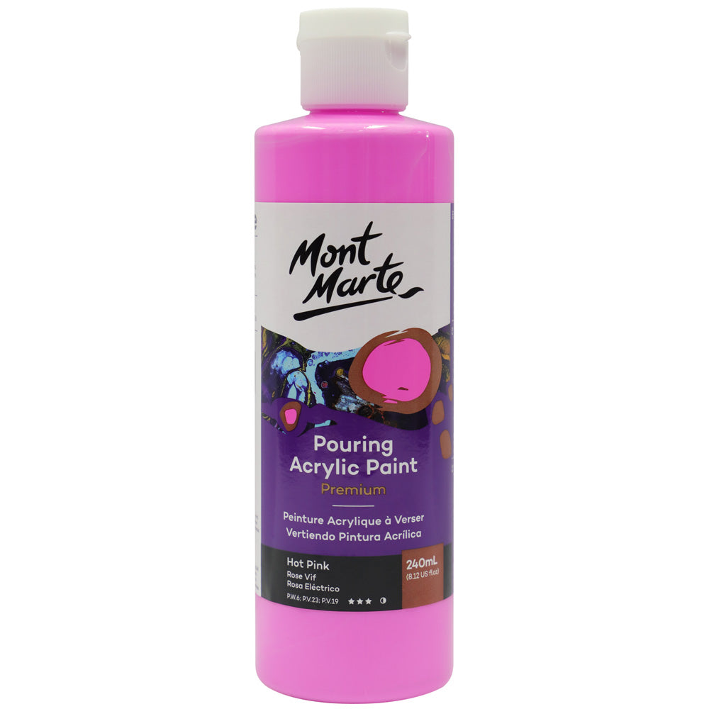 M.M. Pouring Acrylic 240ml - Titanium White