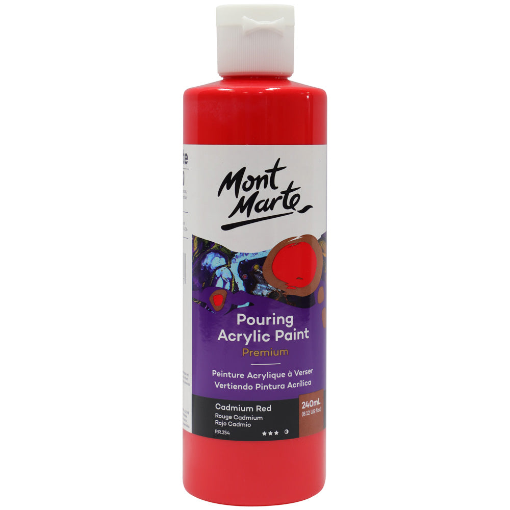 M.M. Pouring Acrylic 240ml - Titanium White