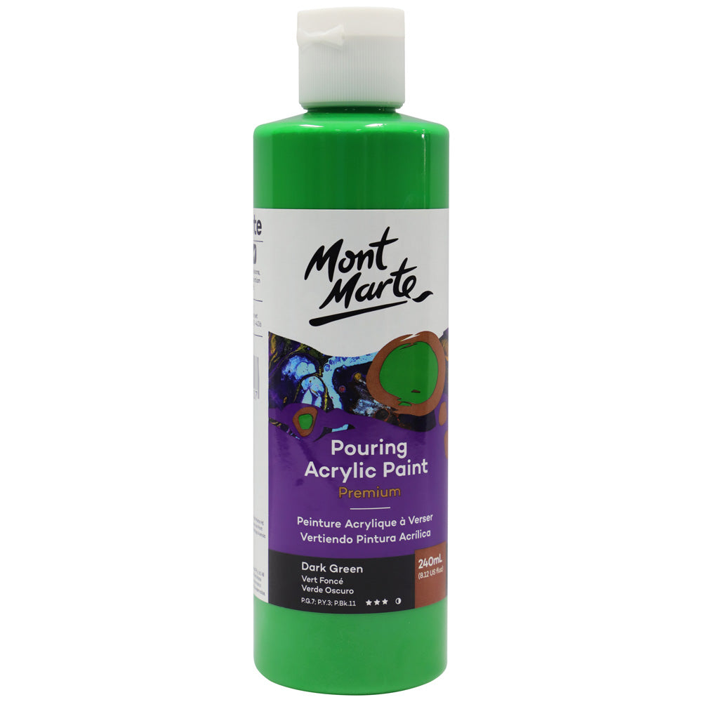 M.M. Pouring Acrylic 240ml - Titanium White