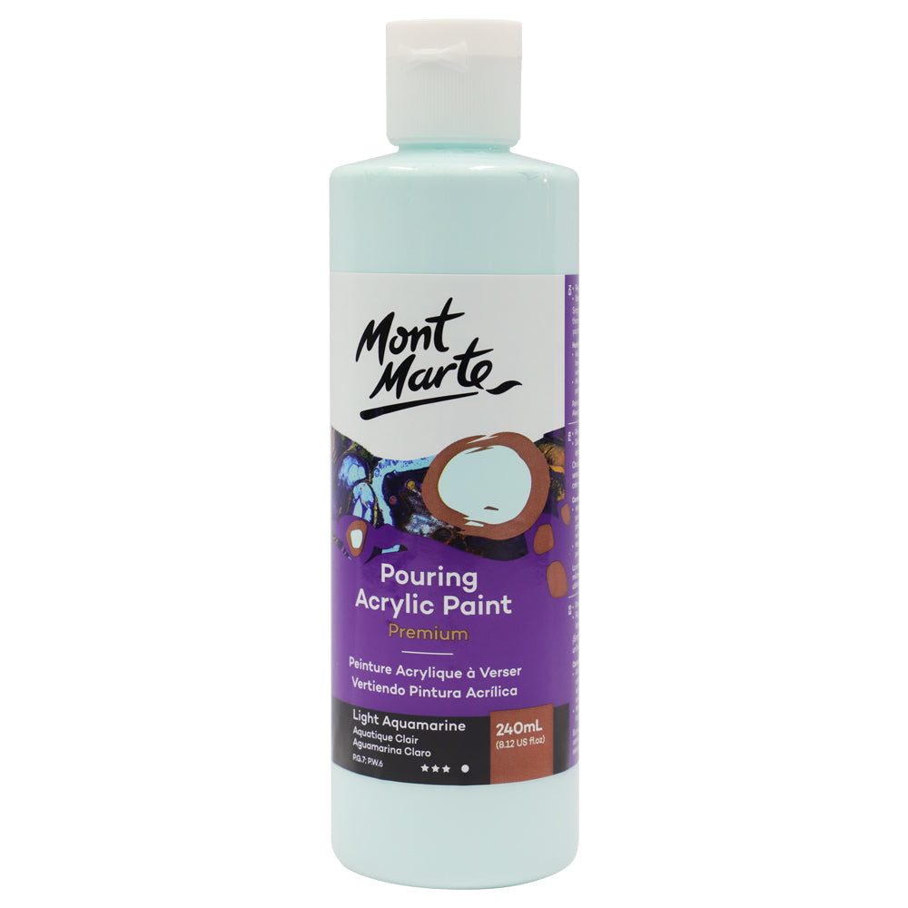 M.M. Pouring Acrylic 240ml - Titanium White