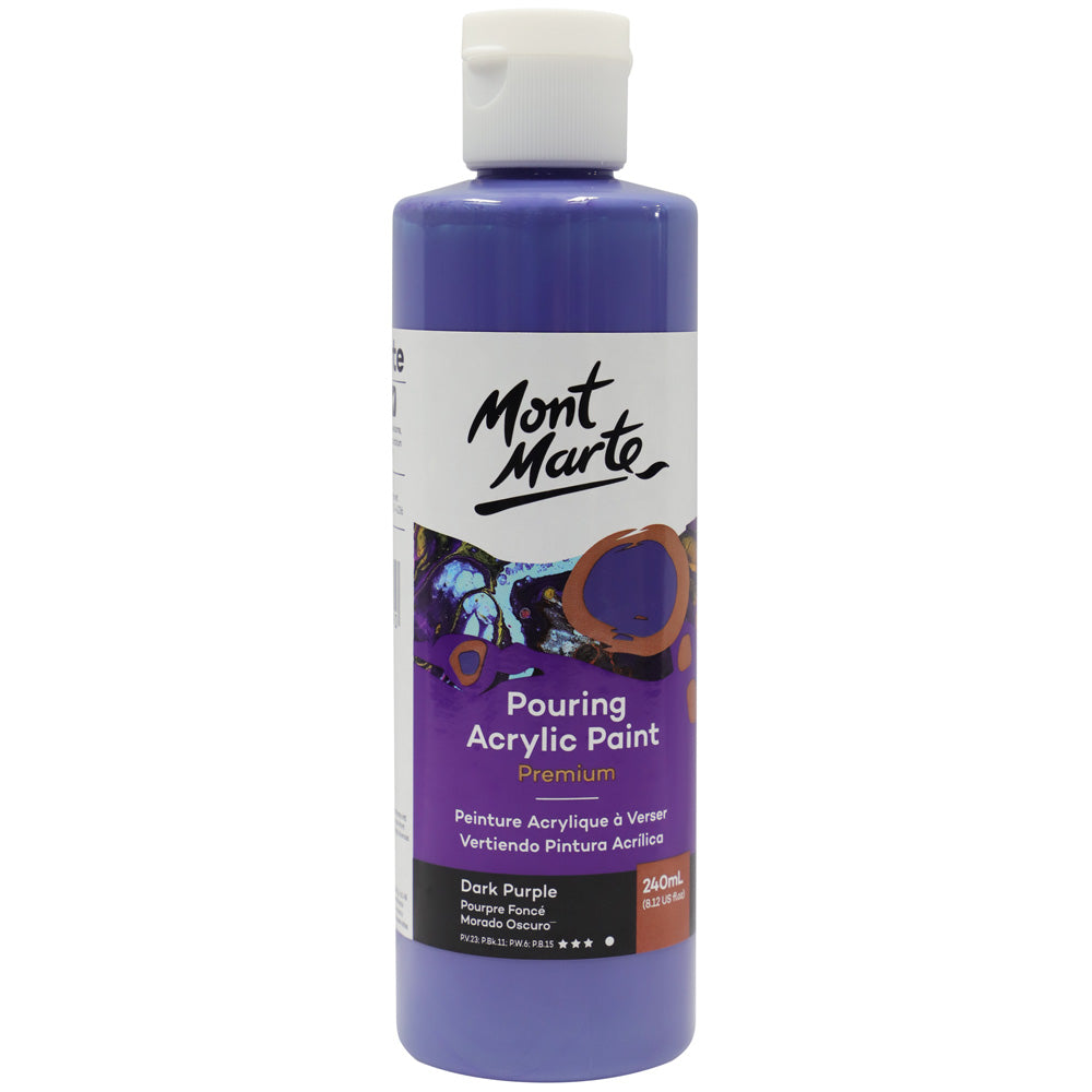 M.M. Pouring Acrylic 240ml - Titanium White