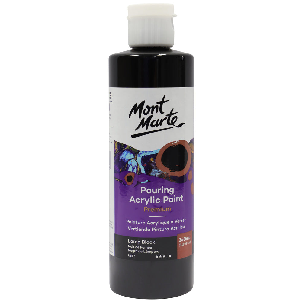 M.M. Pouring Acrylic 240ml - Titanium White