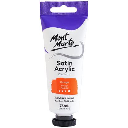 M.M. Satin Acrylic 75ml - Orange
