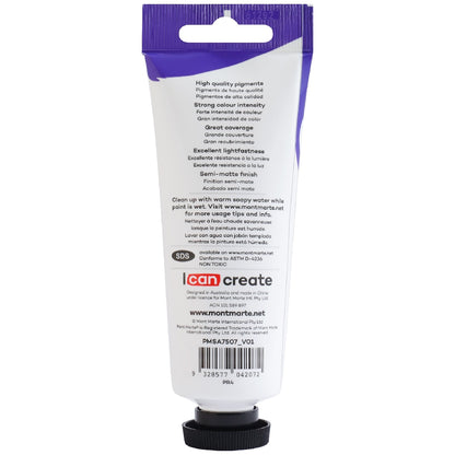 M.M. Satin Acrylic 75ml - Vermilion