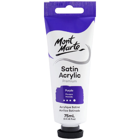 M.M. Satin Acrylic 75ml - Purple