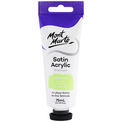 M.M. Satin Acrylic 75ml - Yellow Green