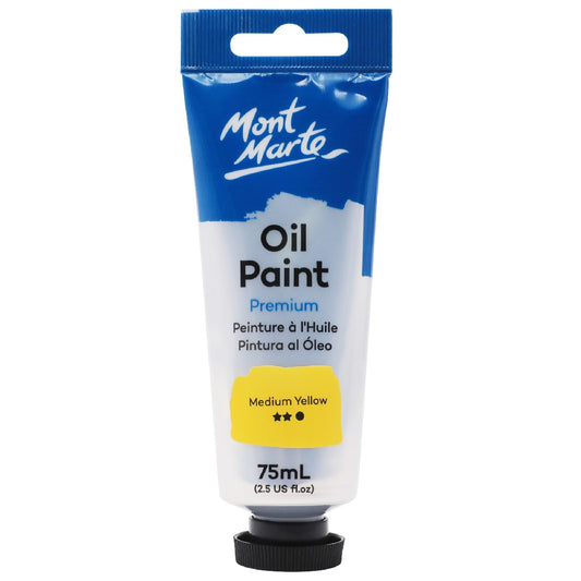 M.M. Oil Paint 75ml - Medium Yellow