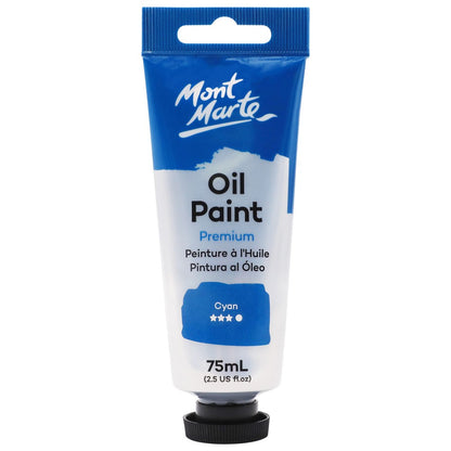 M.M. Oil Paint 75ml - Cyan
