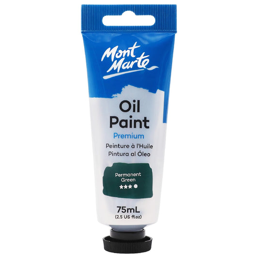 M.M. Oil Paint 75ml - Permanent Green