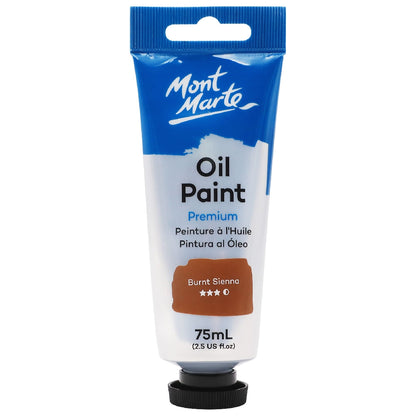 M.M. Oil Paint 75ml - Burnt Sienna