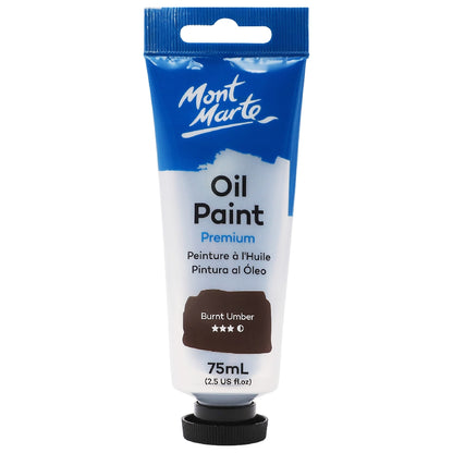 M.M. Oil Paint 75ml - Burnt Umber