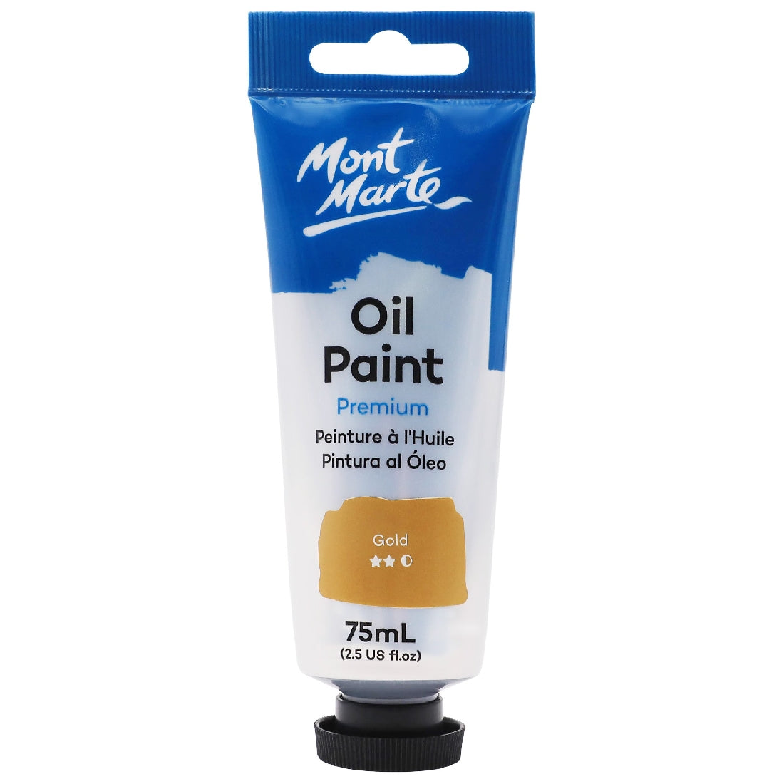 M.M. Oil Paint 75ml - Gold
