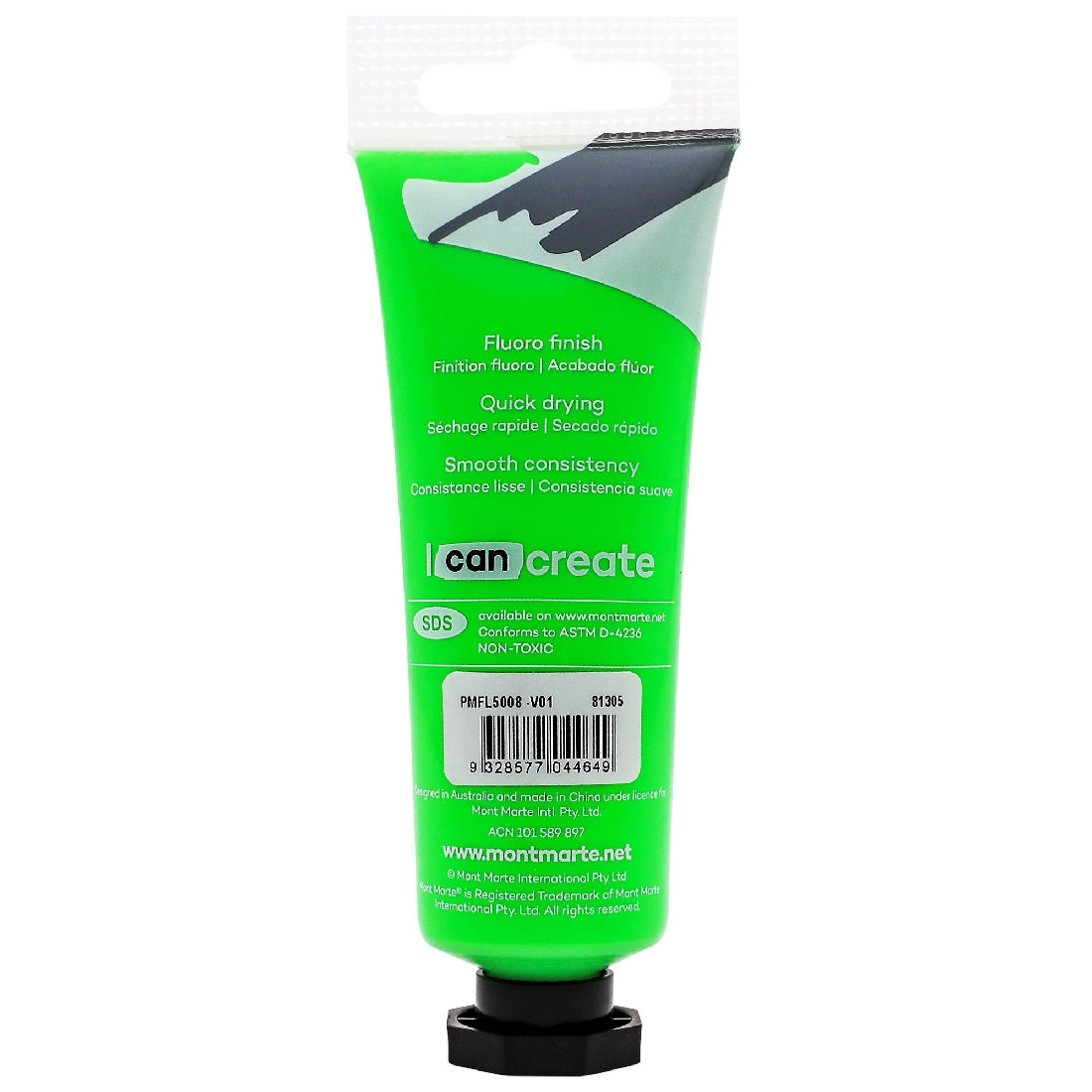 M.M. Fluoro Acrylic Paint 50ml - Green