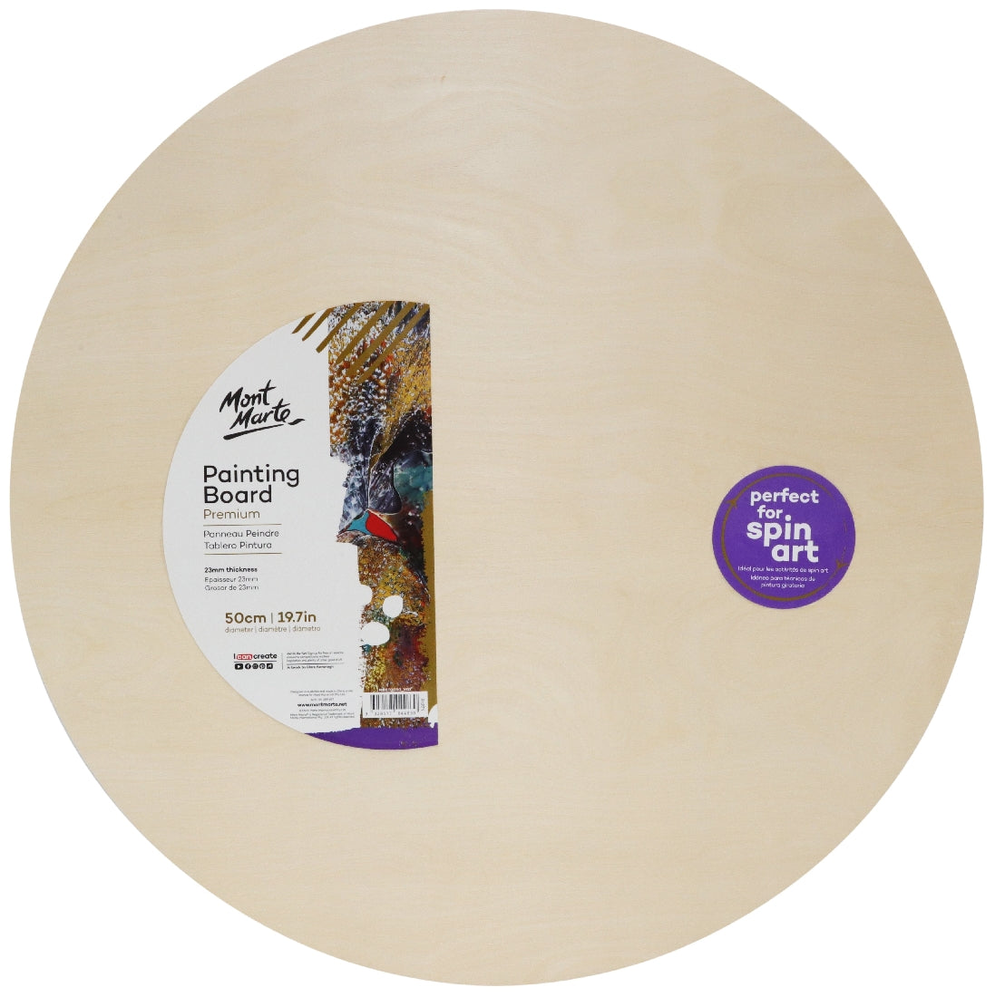 M.M. Painting Board Round 50cm