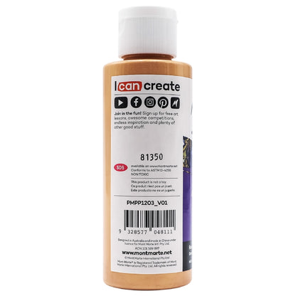 M.M. Pouring Acrylic Paint 120ml - Rose Gold
