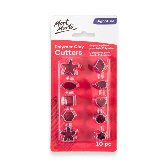 M.M. Polymer Clay Mini Cutter Set 10pc