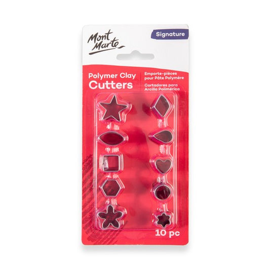 M.M. Polymer Clay Mini Cutter Set 10pc