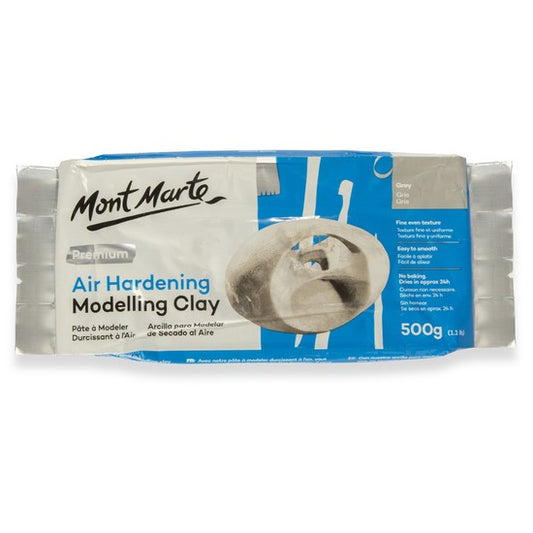M.M. Air Hardening Modelling Clay - Grey 500g