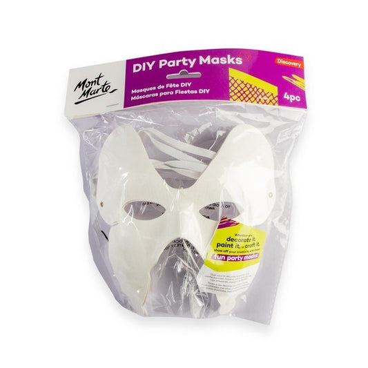 M.M. Diy Party Masks 4pc - Butterfly