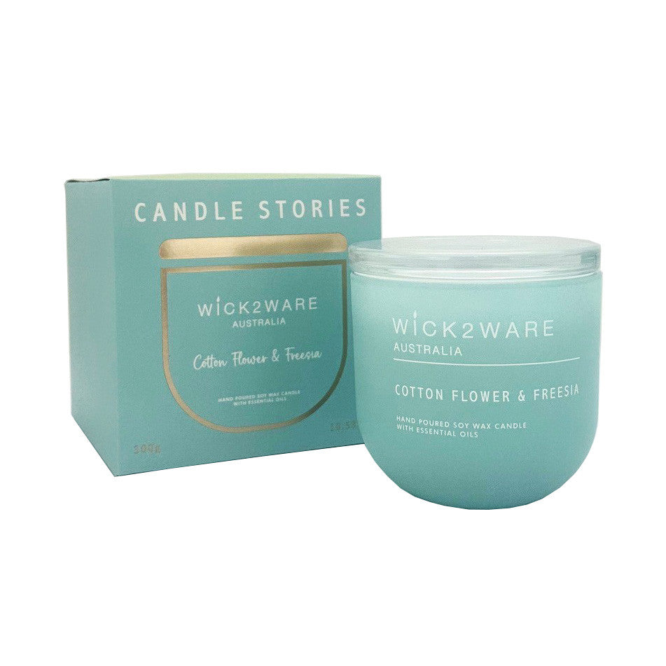 Candle Stories Jar Soy 300g Cotton Flower & Freesia