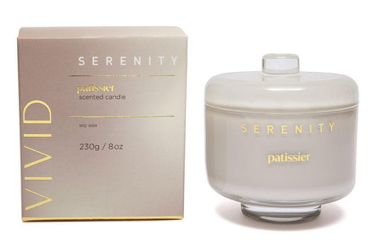 Serenity Vivid Candle 230g PAtissier