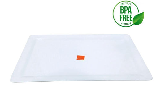 Melamine Platter 48.4x30cm White
